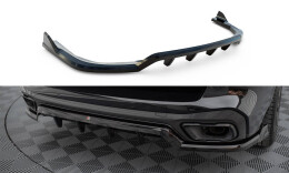 Mittlerer Cup Diffusor Heck Ansatz DTM Look passend für BMW X5 M-Paket G05 schwarz Hochglanz