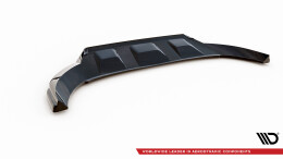 Cup Spoilerlippe Front Ansatz für Cupra Ateca Mk1 Facelift schwarz Hochglanz