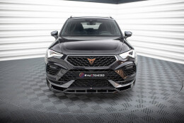 Cup Spoilerlippe Front Ansatz passend für Cupra Ateca Mk1 Facelift schwarz Hochglanz