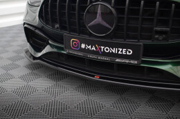 Cup Spoilerlippe Front Ansatz V.1 für Mercedes-AMG E63 W213 FL schwarz Hochglanz