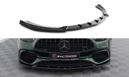 Cup Spoilerlippe Front Ansatz V.2 für Mercedes-AMG E63 W213 Facelift schwarz Hochglanz