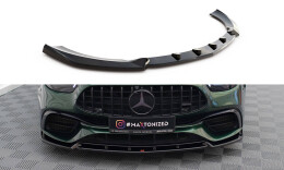 Cup Spoilerlippe Front Ansatz V.2 passend für Mercedes-AMG E63 W213 Facelift schwarz Hochglanz