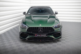 Cup Spoilerlippe Front Ansatz V.2 passend für Mercedes-AMG E63 W213 Facelift schwarz Hochglanz