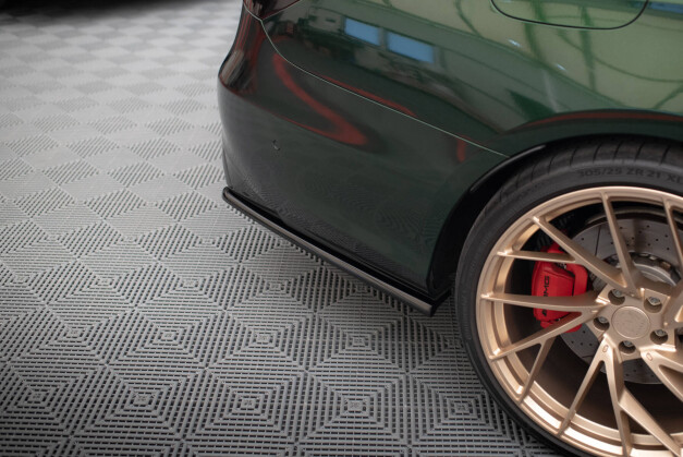 Street+ Heck Ansatz Flaps passend für Mercedes-AMG E63 W213 FL schwarz Hochglanz