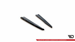 Heck Ansatz Flaps Diffusor passend für Mercedes-AMG E63 W213 Facelift schwarz Hochglanz