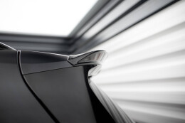 Heck Spoiler Aufsatz Abrisskante 3D für BMW X7 M-Paket G07 Facelift schwarz Hochglanz