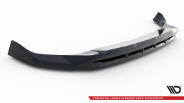 Cup Spoilerlippe Front Ansatz passend für BMW X7 M-Paket G07 Facelift schwarz Hochglanz