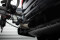 Mittlerer Cup Diffusor Heck Ansatz DTM Look passend für BMW X7 M-Paket G07 Facelift schwarz Hochglanz