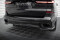 Mittlerer Cup Diffusor Heck Ansatz DTM Look passend für BMW X7 M-Paket G07 Facelift schwarz Hochglanz