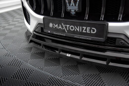 Cup Spoilerlippe Front Ansatz passend für Maserati Grecale GT / Modena Mk1 schwarz Hochglanz