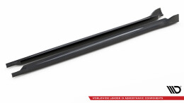 Seitenschweller Ansatz Cup Leisten passend für Maserati Grecale GT / Modena Mk1 schwarz Hochglanz