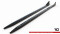 Seitenschweller Ansatz Cup Leisten V.3 für CSL Look BMW M4 G82 / G83 / G82 Facelift / G83 Facelift schwarz Hochglanz