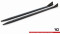 Seitenschweller Ansatz Cup Leisten V.3 für CSL Look BMW M4 G82 / G83 / G82 Facelift / G83 Facelift schwarz Hochglanz