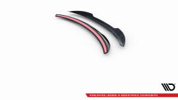 Heck Spoiler Aufsatz Abrisskante passend für Mini Cooper Countryman R60 Facelift schwarz Hochglanz