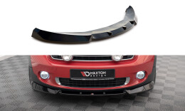 Cup Spoilerlippe Front Ansatz passend für Mini Cooper Countryman R60 Facelift schwarz Hochglanz