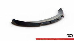 Cup Spoilerlippe Front Ansatz passend für Mini Cooper Countryman R60 Facelift schwarz Hochglanz