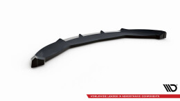 Cup Spoilerlippe Front Ansatz passend für Mini Cooper Countryman R60 Facelift schwarz Hochglanz