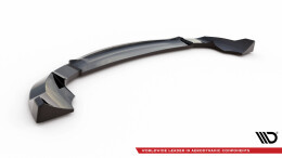 Mittlerer Cup Diffusor Heck Ansatz passend für Mini Cooper Countryman R60 Facelift schwarz Hochglanz