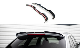 Heck Spoiler Aufsatz Abrisskante passend für Audi A4 Competition Avant B8 Facelift schwarz Hochglanz