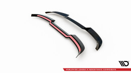 Heck Spoiler Aufsatz Abrisskante passend für Audi A4 Competition Avant B8 Facelift schwarz Hochglanz
