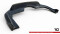 Mittlerer Cup Diffusor Heck Ansatz DTM Look passend für BMW X5 M-Paket F15 schwarz Hochglanz