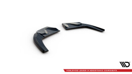 Heck Ansatz Flaps Diffusor V.1 für Audi RS3 Sportback 8Y schwarz Hochglanz