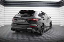 Heck Ansatz Flaps Diffusor V.1 passend für Audi RS3...