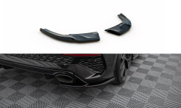 Heck Ansatz Flaps Diffusor V.1 passend für Audi RS3 Sportback 8Y schwarz Hochglanz