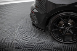 Heck Ansatz Flaps Diffusor V.1 passend für Audi RS3 Sportback 8Y schwarz Hochglanz