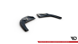 Heck Ansatz Flaps Diffusor V.1 passend für Audi RS3 Sportback 8Y schwarz Hochglanz