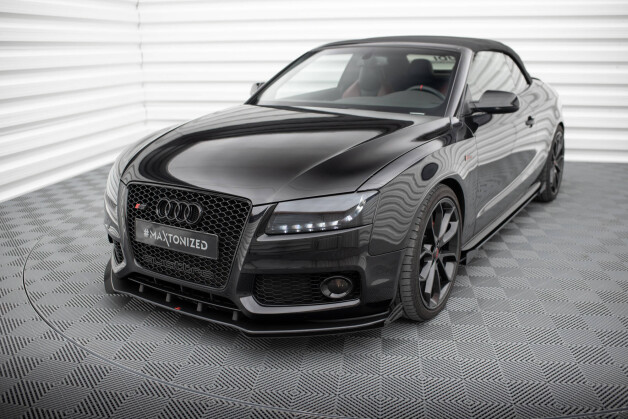 Front Stoßstange Flaps passend für Audi S5 / A5 S-Line 8T FLAPS HOCHGLANZ