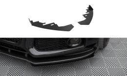 Front Stoßstange Flaps für Audi S5 / A5 S-Line 8T schwarz Hochglanz