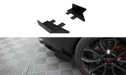 Hintere Seiten Flaps für Audi S5 / A5 S-Line Coupe / Cabriolet 8T schwarz Hochglanz