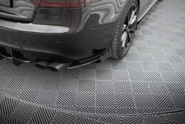 Hintere Seiten Flaps für Audi S5 / A5 S-Line Coupe / Cabriolet 8T schwarz Hochglanz