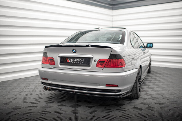 Heck Spoiler Aufsatz Abrisskante V.2 passend für BMW 3er Coupe E46 schwarz Hochglanz