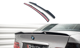 Heck Spoiler Aufsatz Abrisskante V.2 passend für BMW 3er Coupe E46 schwarz Hochglanz