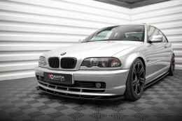 Cup Spoilerlippe Front Ansatz V.1 passend für BMW 3er Coupe E46 schwarz Hochglanz
