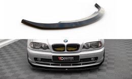Cup Spoilerlippe Front Ansatz V.2 passend für BMW 3er Coupe E46 schwarz Hochglanz