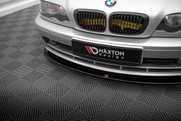 Cup Spoilerlippe Front Ansatz V.2 passend für BMW 3er Coupe E46 schwarz Hochglanz
