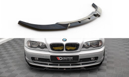 Cup Spoilerlippe Front Ansatz V.3 passend für BMW 3er Coupe E46 schwarz Hochglanz