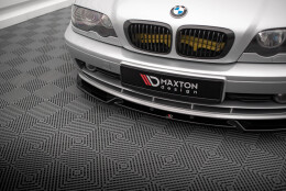 Cup Spoilerlippe Front Ansatz V.3 passend für BMW 3er Coupe E46 schwarz Hochglanz