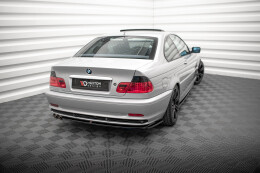 Heck Ansatz Flaps Diffusor für BMW 3er Coupe E46...
