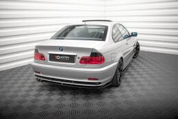 Heck Ansatz Flaps Diffusor passend für BMW 3er Coupe...