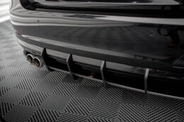 Street Pro Heck Ansatz Flaps Diffusor +Flaps für BMW 4er Gran Coupe F36 schwarz Hochglanz