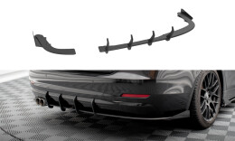 Street Pro Heck Ansatz Flaps Diffusor +Flaps für BMW 4er Gran Coupe F36 schwarz Hochglanz