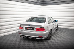 Street Pro Heckschürze Heck Ansatz Diffusor für BMW 3er Coupe E46
