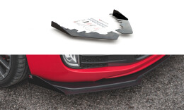 Front Flaps für VW Golf GTI Mk6 schwarz Hochglanz