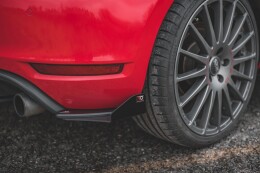 Hintere Seiten Flaps für VW Golf GTI Mk6 schwarz Hochglanz