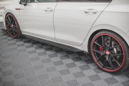 Seitenschweller Flaps für VW Golf 8 GTI / GTI Clubsport schwarz Hochglanz
