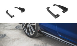 Seitenschweller Flaps für VW Golf 7 R / R-Line Facelift schwarz Hochglanz